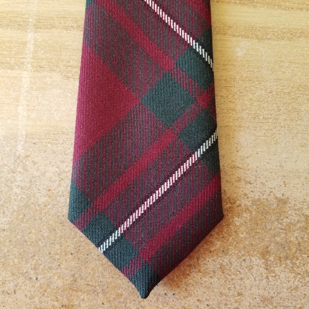 The House of Edgar 100% Pure New Wool Plaid Neck Tie